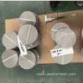 stainless steel wire mesh filter disc